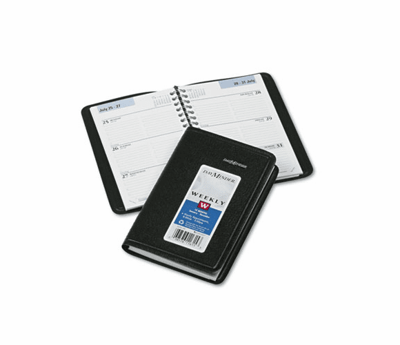 AAGG25000 Recycled Weekly Appointment Book, Black, 3 3/4" x 6", 2013 By AT-A-GLANCE