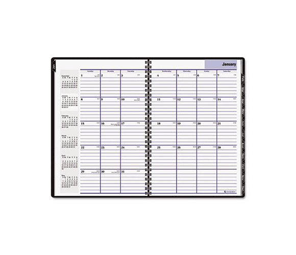 AAGG470H00 Recycled Monthly Planner, Black, 7 7/8" x 11 7/8", 2012-2014 By AT-A-GLANCE