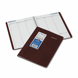 AAGG52014 Recycled Weekly Appointment Book, Burgundy, 8" x 11", 2013 By AT-A-GLANCE