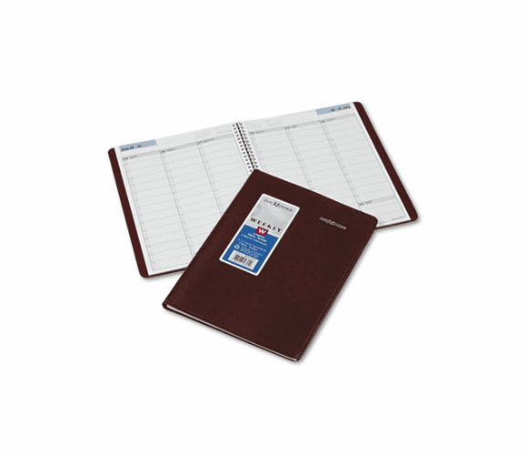AAGG52014 Recycled Weekly Appointment Book, Burgundy, 8" x 11", 2013 By AT-A-GLANCE