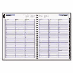 AAGG520H00 Recycled Weekly Appointment Book, Black, 8" x 11", 2013 By AT-A-GLANCE