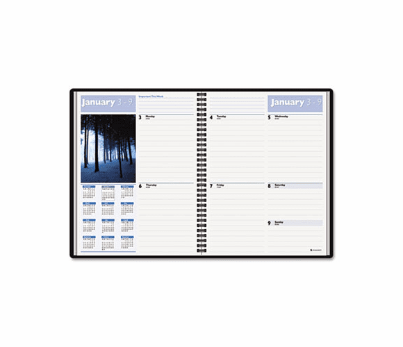 AAGG70017 Recycled Scenic Weekly/Monthly Planner, Blue, 8 1/4" x 10 7/8", 2013 By AT-A-GLANCE