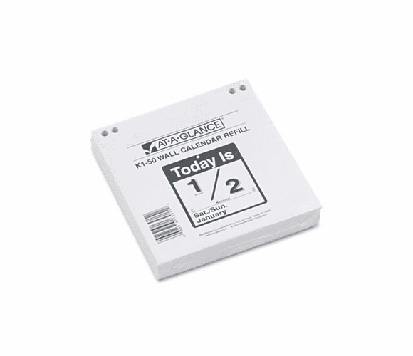 AAGK150 Recycled "Today Is" Wall Calendar Refill, 6 5/8" x 9 1/8", 2013 By AT-A-GLANCE