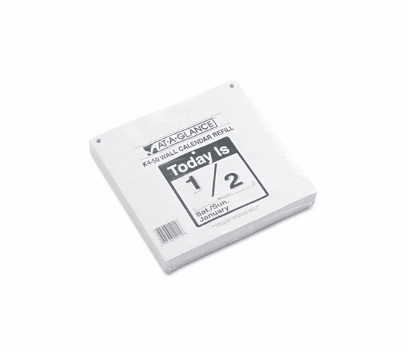 AAGK450 Recycled "Today Is" Wall Calendar Refill Only for AAGK400, 9 3/8" x 12", 2013 By AT-A-GLANCE