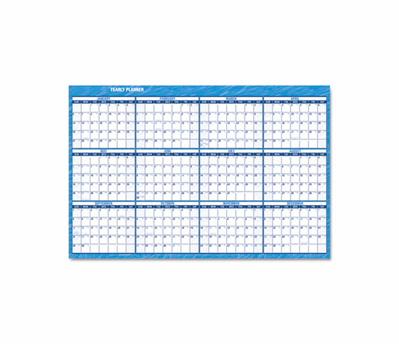 AAGPM30028 Recycled Horizontal Erasable Wall Planner, 48" x 32", 2013 By AT-A-GLANCE