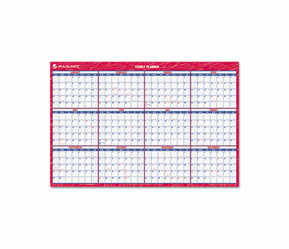 AAGPM32628 Vertical/Horizontal Erasable Wall Planner, 32" x 48", 2013 By AT-A-GLANCE