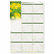 AAGPM464B28 Floral Erasable Wall Planner, 24 x 36, 2013 By AT-A-GLANCE