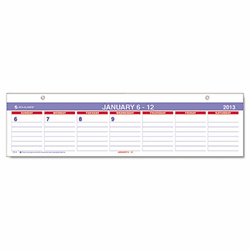AAGPW728 Mini Weekly Wall Calendar, 15" x 14", White, 2013 By AT-A-GLANCE