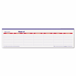 AAGPWU728 Mini Weekly Wall Calendar With Dry Erase Surface, 15" x 14", White By AT-A-GLANCE