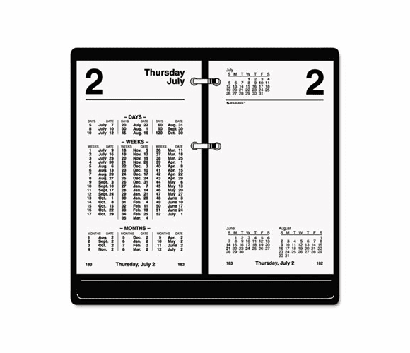 AAGS17050 Financial Desk Calendar Refill, 3 1/2" x 6", 2013 By AT-A-GLANCE