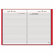 AAGSD38913 Standard Diary  Recycled Daily Reminder, Red, 5 3/4" x 8 1/4" By AT-A-GLANCE