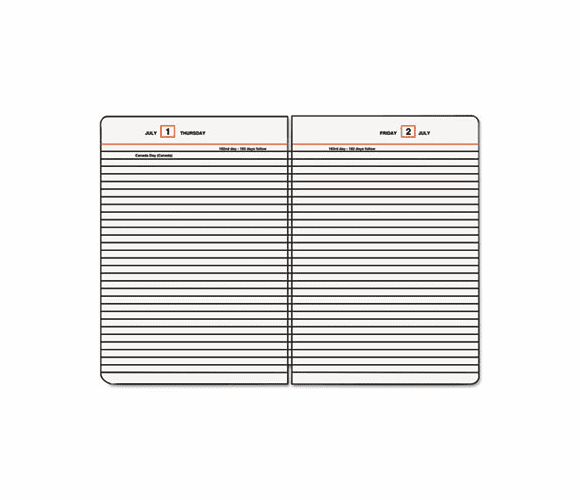 AAGSD88050 Standard Diary Recycled Loose-Leaf Daily Reminder, 5-3/4 x 8-1/4, 2013 By AT-A-GLANCE