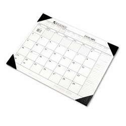 AAGSK117000 Recycled Two-Color Desk Pad, Black and Red, 22" x 17", 2013 By AT-A-GLANCE