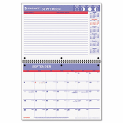 AAGSK1616 Recycled Monthly Desk/Wall Calendar, 11" x 8", 2012-2013 By AT-A-GLANCE