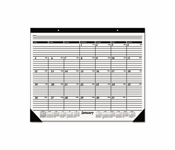 AAGSK3000 Recycled Desk Pad, 24" x 19", 2013 By AT-A-GLANCE