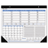 AAGSK62500 Recycled Weekly/Monthly Desk Pad, Blue and Black, 22" x 17", 2013 By AT-A-GLANCE