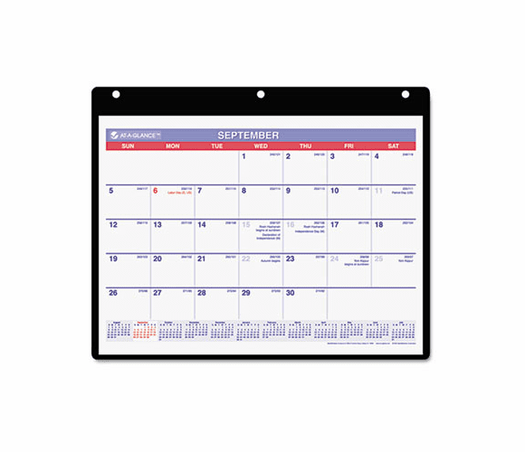 AAGSK700 Monthly Desk/Wall Calendar, 11 x 8-1/4, 2012-2013 By AT-A-GLANCE