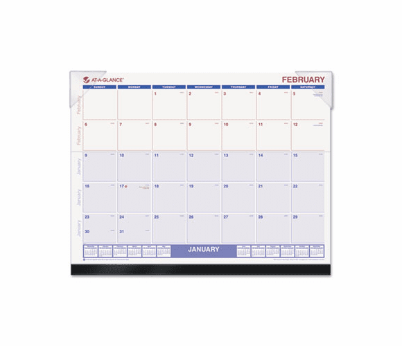 AAGSKLKFW32 LookForward Recycled Desk Pad, 22" x 17", 2013 By AT-A-GLANCE