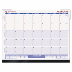 AAGSKLKFW32 LookForward Recycled Desk Pad, 22" x 17", 2013 By AT-A-GLANCE