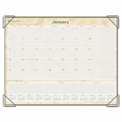AAGSKLL3532 LifeLinks Recycled Desk Pad, 22" x 17", 2013 By AT-A-GLANCE