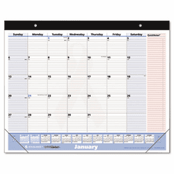 AAGSKPN7000 QuickNotes Special Edition Recycled Desk Pad, 22" x 17", 2013-2014 By AT-A-GLANCE