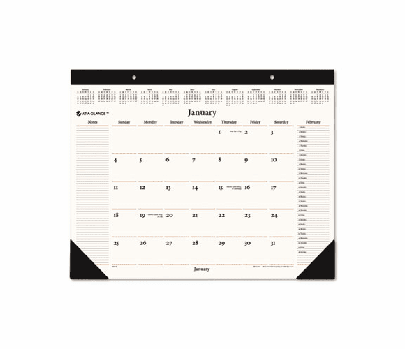 AAGSW20100 Recycled Executive Desk Pad, 22" x 17", 2013 By AT-A-GLANCE