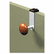 ABAPM1PARTBO Cubicle Garment Peg, 1 Hook, 2-19/50 x 7-8/9 x 4-31/50, Metallic Grey By ALBA