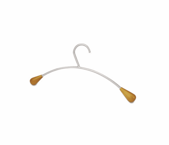 ABAPMCIN6 Wall Costumer Hangers, 6/Set, Metal/Wood, Gray/Mahogany By ALBA