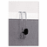 ABAPMHOOK1 Over-the-Panel Garment Hook, 1-Hook, 7/8 x 2 1/2 x 4 5/8 By ALBA