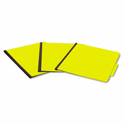ACC15660 PRESSTEX ColorLife Pressboard, 15 Point, 8 1/2 x 11, Six-Section, Yellow By ACCO BRANDS, INC.