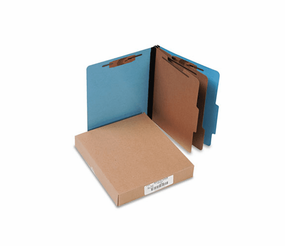 ACC15662 Presstex Colorlife Classification Folders, Letter, 6-Section, Light Blue, 10/Box By ACCO BRANDS, INC.
