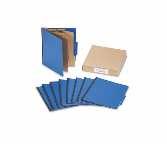 ACC15663 Presstex Colorlife Classification Folders, Letter, 6-Section, Dark Blue, 10/Box By ACCO BRANDS, INC.