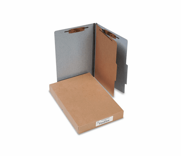 ACC16014 Presstex 20-Point Classification Folders, Legal, Four-Section, Gray, 10/Box By ACCO BRANDS, INC.