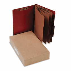 ACC16038 Pressboard 25-Pt. Classification Folder, Legal, Eight-Section, Earth Red, 10/Box By ACCO BRANDS, INC.
