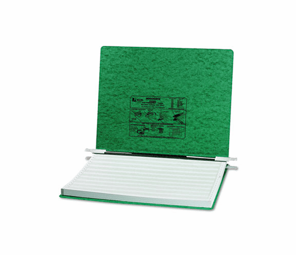 ACC54076 Pressboard Hanging Data Binder, 14-7/8 x 11 Unburst Sheets, Dark Green By ACCO BRANDS, INC.