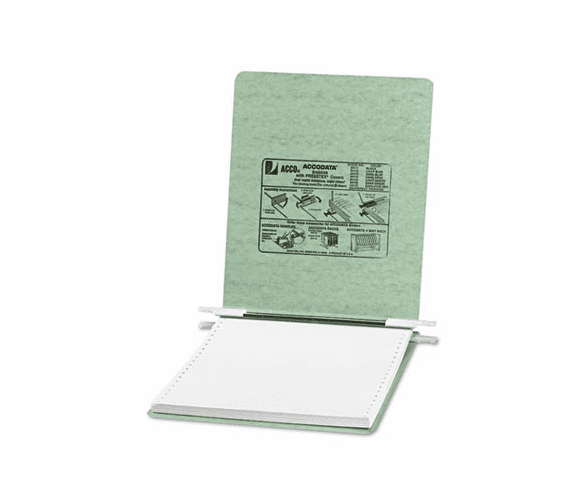 ACC54115 Pressboard Hanging Data Binder, 9-1/2 x 11 Unburst Sheets, Light Green By ACCO BRANDS, INC.