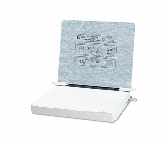 ACC54124 Pressboard Hanging Data Binder, 11 x 8-1/2 Unburst Sheets, Light Gray By ACCO BRANDS, INC.