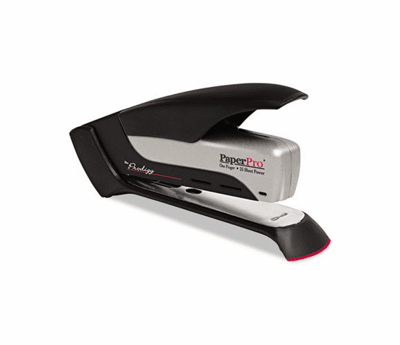 ACI1110 Prodigy Spring Powered Stapler, 25-Sheet Capacity, Black/Silver By ACCENTRA, INC.