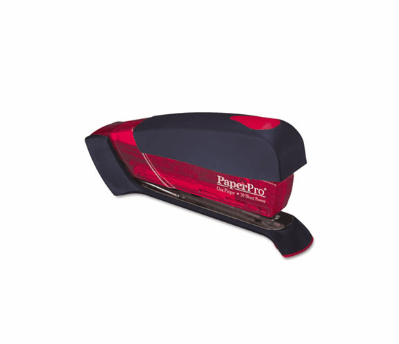 ACI1124 Desktop Stapler, 20-Sheet Capacity, Translucent Red By ACCENTRA, INC.