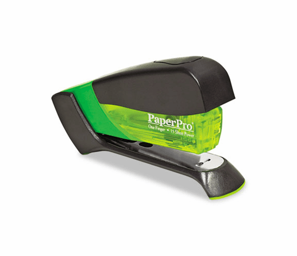 ACI1513 Compact Stapler, 15-Sheet Capacity, Translucent Green By ACCENTRA, INC.