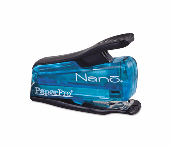 ACI1812 Nano Miniature Stapler, 12-Sheet Capacity, Translucent Blue By ACCENTRA, INC.