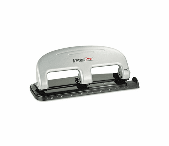ACI2220 Three-Hole Punch, 20 Sheet Capacity, Black/Silver By ACCENTRA, INC.