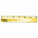 ACM05011 Wood Ruler with Single Metal Edge, 12" By ACME UNITED CORPORATION