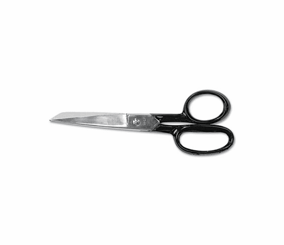 ACM10259 Forged Nickel Plated Straight Office Scissors, 7", Black By ACME UNITED CORPORATION