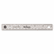 ACM10414 Stainless Steel Office Ruler With Non Slip Cork Base, 6" By ACME UNITED CORPORATION