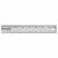 ACM10416 Stainless Steel Office Ruler With Non Slip Cork Base, 15" By ACME UNITED CORPORATION