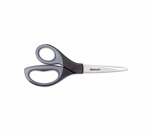 ACM10513 Elite Left-Handed Scissors, 8" Straight, Black and Gray By ACME UNITED CORPORATION