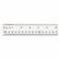 ACM10562 See Through Acrylic Ruler, 12", Clear By ACME UNITED CORPORATION