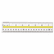 ACM10580 Acrylic Data Highlight Reading Ruler With Tinted Guide, 15" Clear By ACME UNITED CORPORATION
