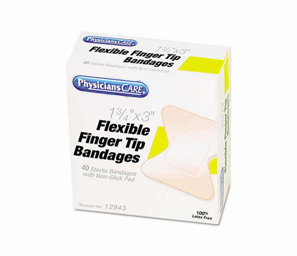 ACM12943 First Aid Fingertip Bandages, Box of 40 By ACME UNITED CORPORATION